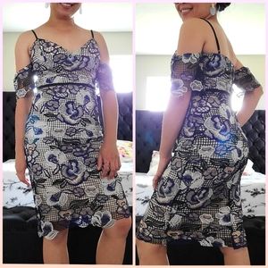 Gianni Bini Midi Floral Midi Dress